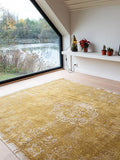 Fading World Medallion Spring Moss Teppich Teppich Louis de Poortere