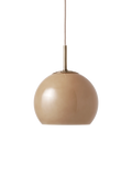 Pendelleuchte Ball Glass Ø25 Pendelleuchte Frandsen Cappuccino