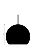 Pendelleuchte Ball Glass Ø25 Pendelleuchte Frandsen
