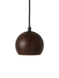 Pendelleuchte Ball Ø12 Holz Pendelleuchte Frandsen Nussbaum
