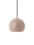 Pendelleuchte Ball Ø18 von Frandsen in Nude glänzend