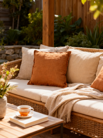 Kissenbezug | Kissenhülle | Linen in braun - von LIVING online kaufen bei LIVINGforme.