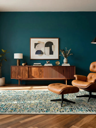 Gallery Cubik Midnight Teppich Teppich Louis de Poortere