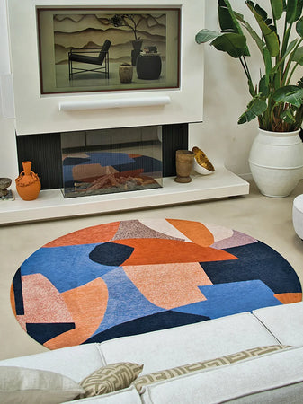 Gallery Shapes Carpe Diem Runder Teppich Teppich Louis de Poortere