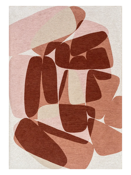 Gallery Stones Cherry Mocha Teppich Teppich Louis de Poortere