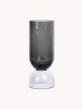 Vasen | Vasari Vase aus Glas | Ø 12 cm | H 32 cm - Grau/Klar von Lambert online kaufen bei LIVINGforme.