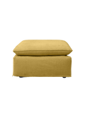 | Hocker Leana – moderner Designhocker mit abziehbarer Husse - Camel von LIVING Collection online kaufen bei LIVINGforme.