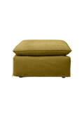 | Hocker Leana – moderner Designhocker mit abziehbarer Husse - Senf von LIVING Collection online kaufen bei LIVINGforme.