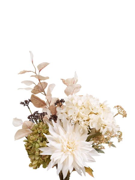 Hydrangea Kunstblumen-Strauß künstlich flowers meliert Kunstblume Living Nordic