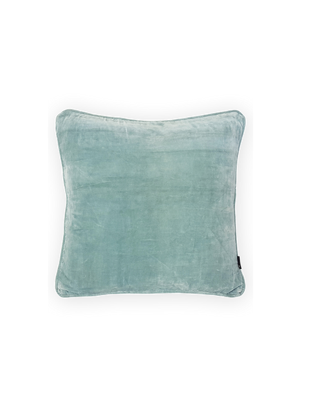 Kissenbezug | Kissenhülle Velours UNI Ice Blue - von LIVING online kaufen bei LIVINGforme.