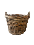 Aufbewahrung | Feuerholz-Korb, Rattangeflecht, natur, groß, rund, konisch - von LIVING online kaufen bei LIVINGforme.
