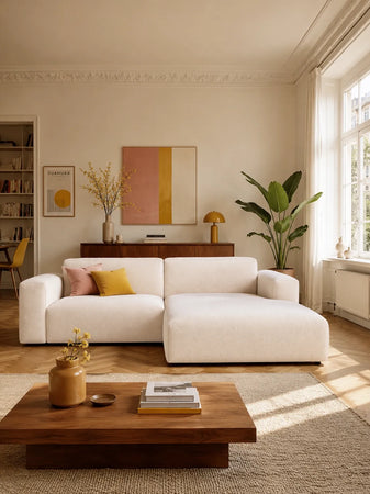 Ecksofa | FLEXLUX Lucera 1,5-Sitzer mit Open End rechts - von Flexlux online kaufen bei LIVINGforme.