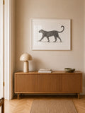 Bilder und Bilderrahmen | Bild im Rahmen | The Leopard - Gemälde (65cm x 85cm) - von LIVING online kaufen bei LIVINGforme.