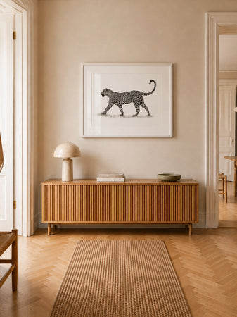Bilder und Bilderrahmen | Bild im Rahmen | The Leopard - Gemälde (65cm x 85cm) -  von LIVING online kaufen bei LIVINGforme.