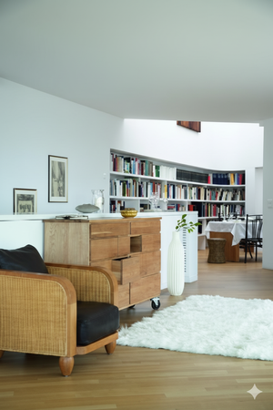 | Lobby Sessel – Geflecht Pitritt honigfarben, lackiert, Holzrahmen massiv gewachst - von LIVINGforme online kaufen bei LIVINGforme.