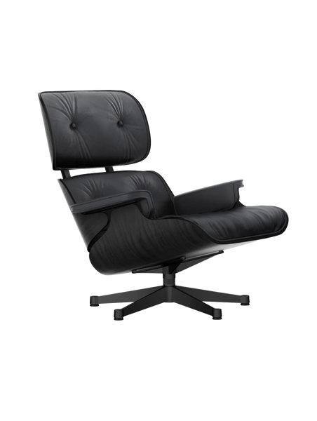 Sessel | Sessel | Lounge Chair - Esche schwarz mit Sternfuß schwarz beschichtet - von Vitra online kaufen bei LIVINGforme.