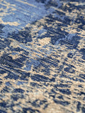 Mad Men Cracks Abyss Blue Teppich Teppich Louis de Poortere