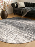 Mad Men Griff Jersey Stone Runder Teppich Teppich Louis de Poortere