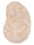Meditation Coral Indian Sand Organischer Teppich Teppich Louis de Poortere