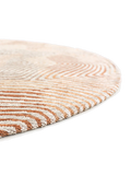 Meditation Coral Indian Sand Runder Teppich Teppich Louis de Poortere