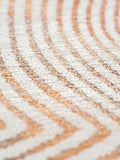 Meditation Coral Indian Sand Runder Teppich Teppich Louis de Poortere