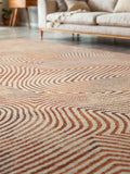 Meditation Coral Indian Sand Organischer Teppich Teppich Louis de Poortere