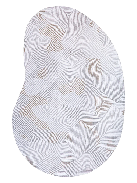 Meditation Coral Oyster White Organischer Teppich Teppich Louis de Poortere