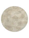 Meditation Coral Shell Beige Runder Teppich Teppich Louis de Poortere