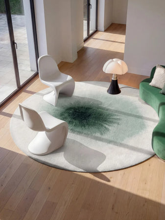 Meditation Drop Green Day Teppich Teppich Louis de Poortere