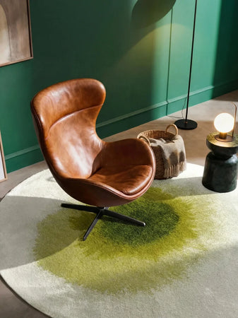 Meditation Drop Green Pepper Teppich Teppich Louis de Poortere