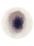 Meditation Drop Purple Smoke Runder Teppich Teppich Louis de Poortere