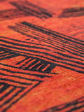 Meditation Kanji Ginger Chocolat Runder Teppich Teppich Louis de Poortere