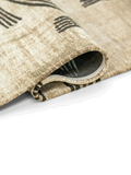 Meditation Kanji Slate Organischer Teppich Teppich Louis de Poortere