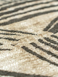 Meditation Kanji Slate Runder Teppich Teppich Louis de Poortere