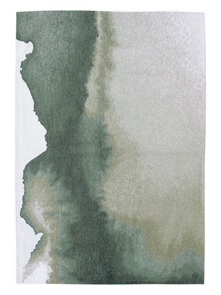 Meditation Lagoon Palm Green Teppich Teppich Louis de Poortere