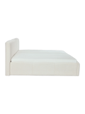 Merida Familienbett in Ivory, 240 x 200 cm, Seitenansicht #Ivory
