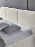 Kopfteil im Teddystoff Arena, Merida Polsterbett in Ivory #Ivory