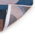 Nuance Module Camel Blue Läufer Teppich Louis de Poortere