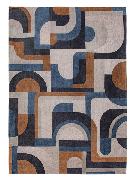 Nuance Module Camel Blue Teppich Teppich Louis de Poortere