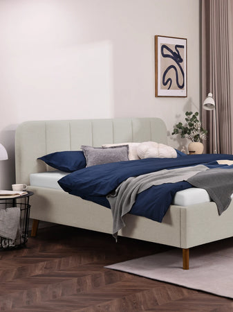 Bezugsstoff Nordic in Silver, Webstoff aus 100 % Polyester #Silver
