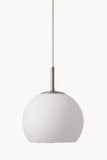 Pendelleuchte | PendelleuchteBall Glass Ø18 - Opal Weiß von Frandsen online kaufen bei LIVINGforme.