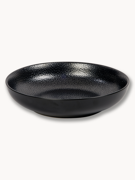 Geschirr | Kaori Pastateller Ø 21 cm – Krakelee & Rochen Optik - Rochen schwarz/metallic von Lambert online kaufen bei LIVINGforme.