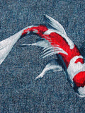 Pop Koi Japanese Pond Runder Teppich Teppich Louis de Poortere