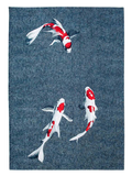 Pop Koi Japanese Pond Teppich Teppich Louis de Poortere