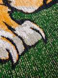 Pop Tiger Green on Fire Teppich Teppich Louis de Poortere