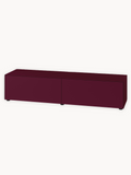 | Piure Nex Pur Box Medienklappe 180 cm – Designmöbel - Purpurrot von Piure online kaufen bei LIVINGforme.