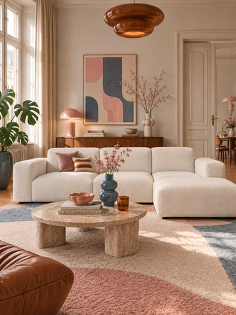Ecksofa | FLEXLUX Lucera 3-Sitzer mit Récamiere links - von Flexlux online kaufen bei LIVINGforme.