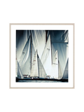 Bilder und Bilderrahmen | Bild im Rahmen | Ligne de Depart Saint-Tropez - Collage (75cm x 75cm) - von LIVING online kaufen bei LIVINGforme.