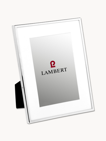 | Reno Bilderrahmen versilbert in zwei Größen, schmal gerundet - 10x15 cm von Lambert online kaufen bei LIVINGforme.