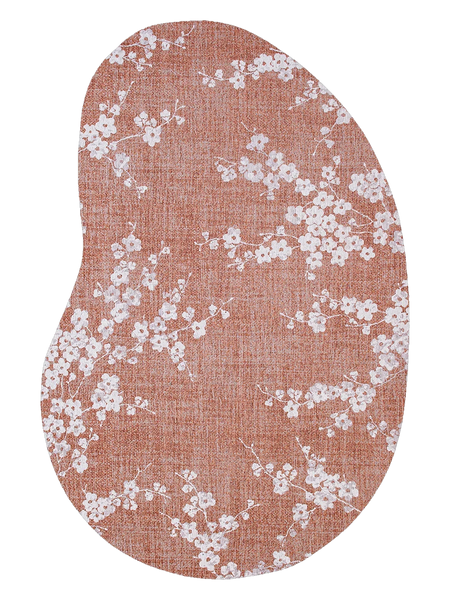 Sakura Copper Pink Organischer Teppich Teppich Louis de Poortere